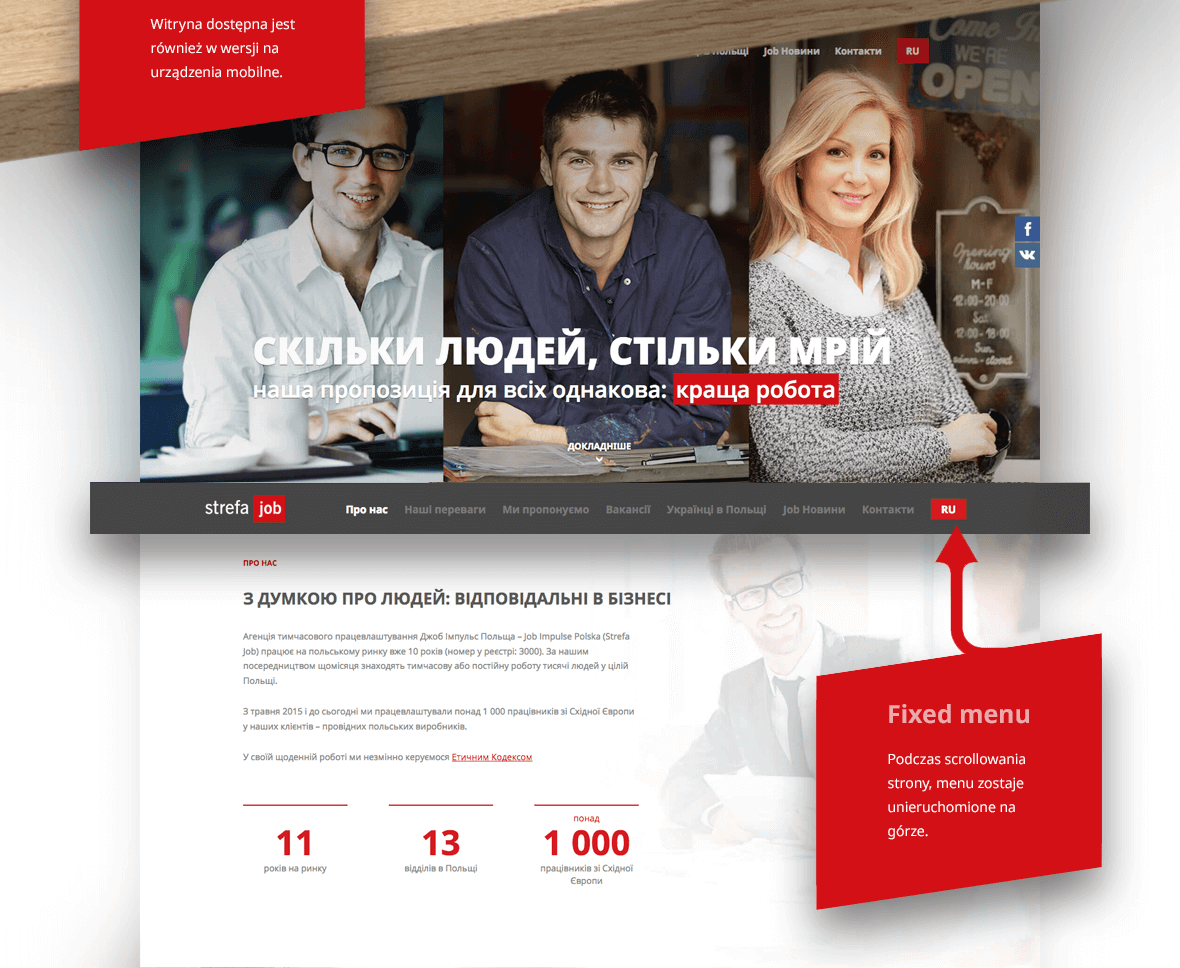 Portal z ofertami pracy dla Ukraińców